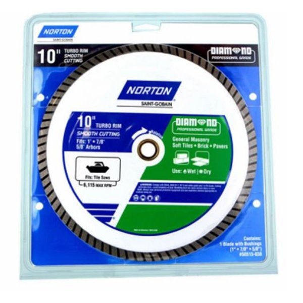 Gator Finishing 10 in. Turbo Rim Diamond Saw Blade AL572156